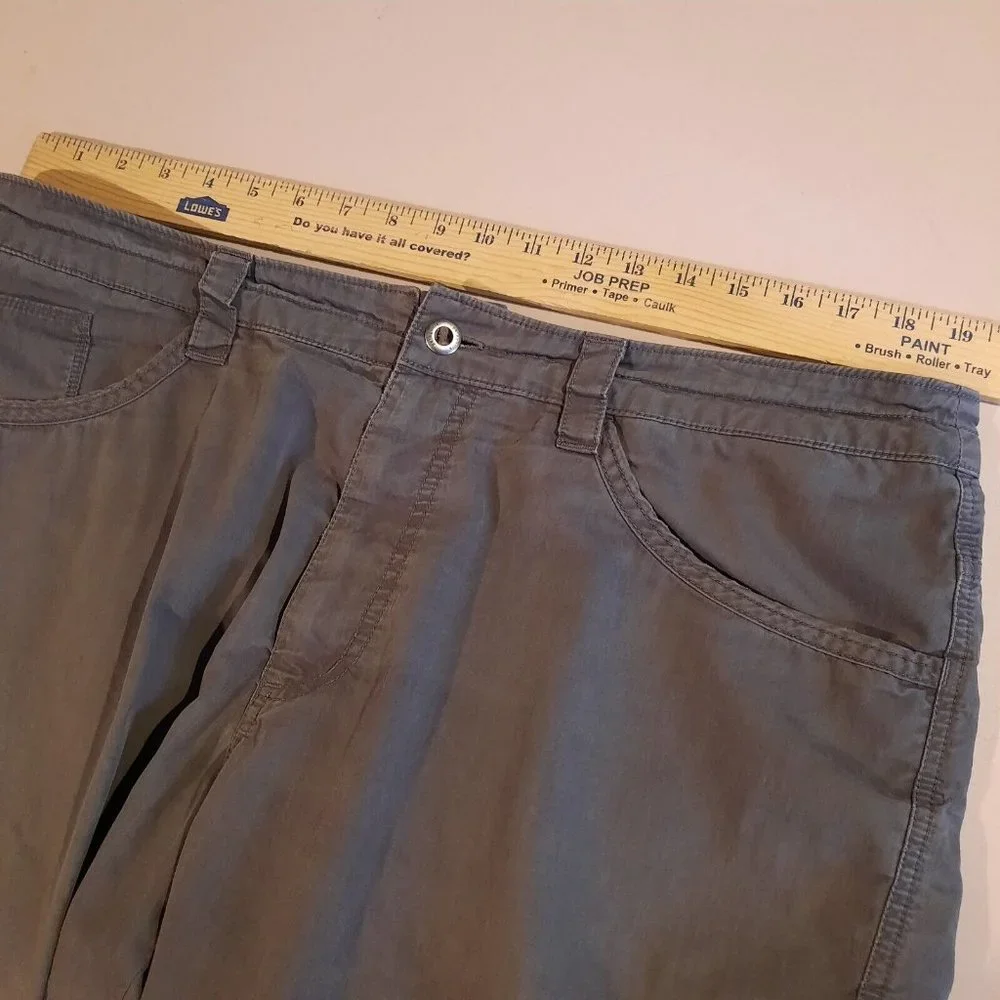 Patagonia Tenpenny Shorts Mens 38 Gray Organic Cotton Nylon Utility Hiking - Picture 7 of 10